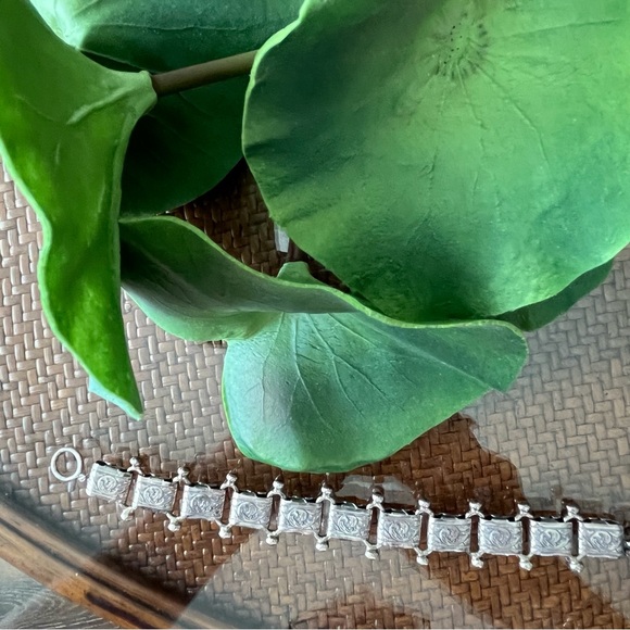 Sterling Silver Oxidized Bracelet - Picture 6 of 9